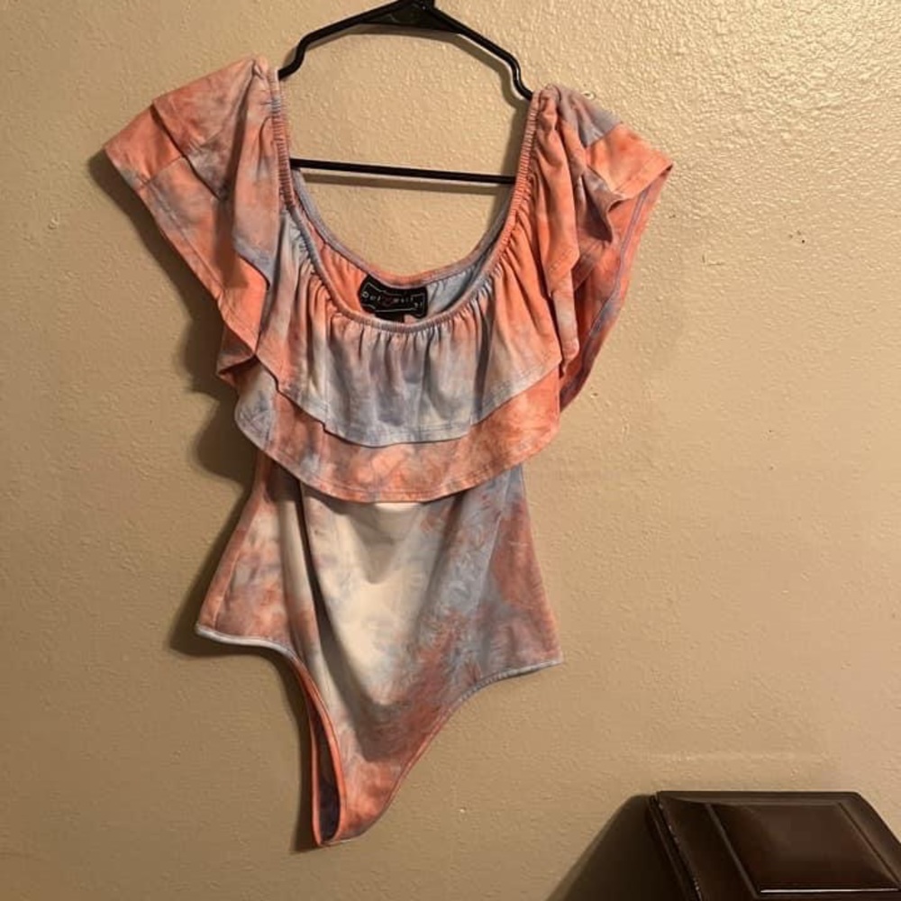 Cotton candy body suit